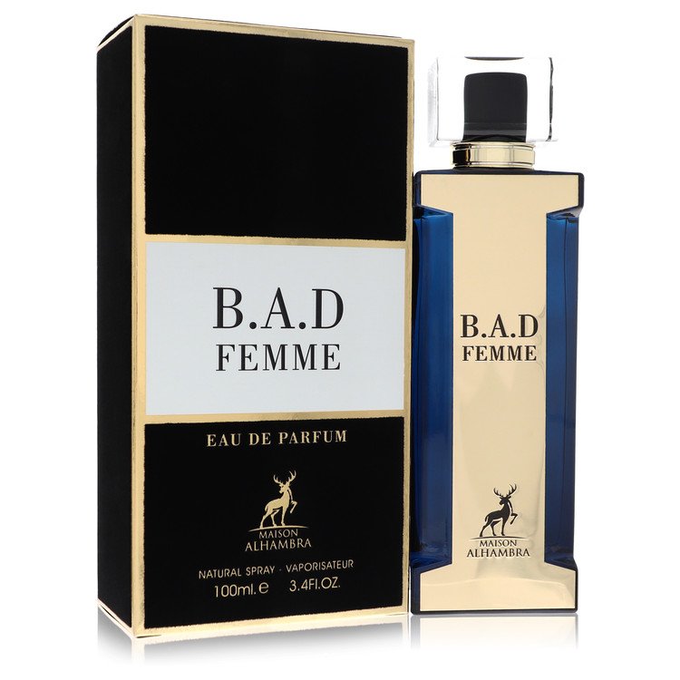B.A.D Femme by Maison Alhambra Eau De Parfum Spray 3.4 oz B.A.D Femme by Maison Alhambra Eau De Parfum Spray 3.4 oz